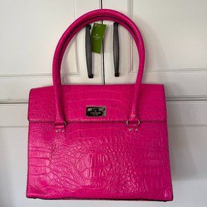 KATE SPADE Orchard Valley Hot Pink Leather Sinclair Bag #WKRU1824 New W/Tags!